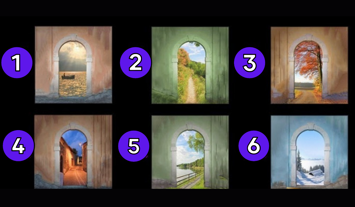 Melyik ajtó áll a legközelebb hozzád? A választásod elárulja mi vár rád a jövőben