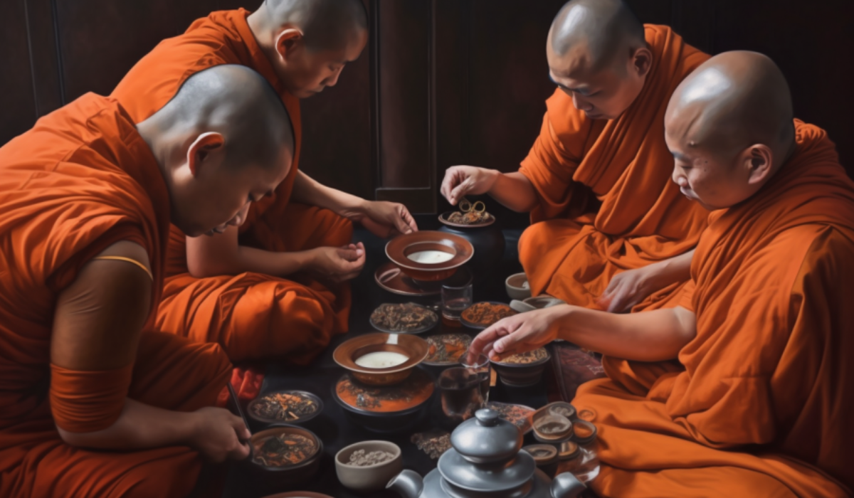 A Buddhista papok megáldották a teát, érdekes dolog történt azokkal akik megitták