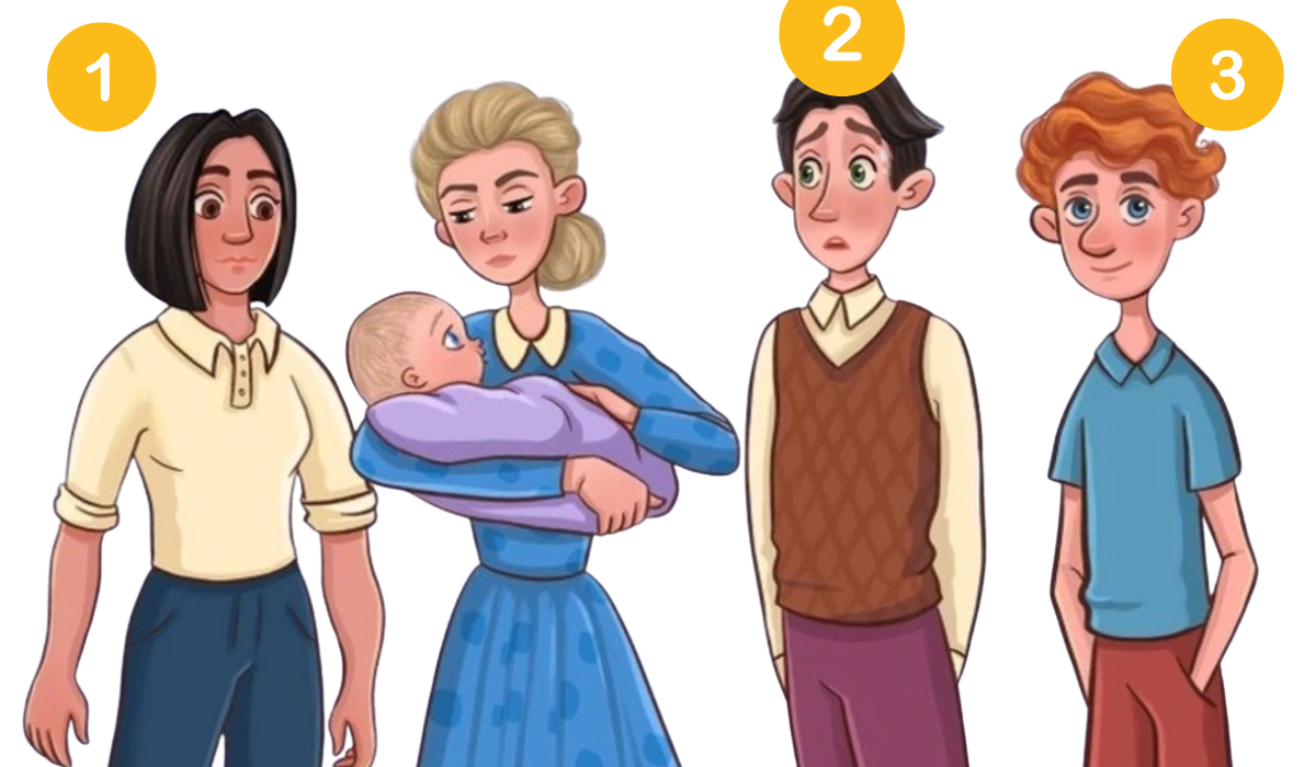Te kitalálod ki a baba igazi apja? Csak a legfigyelmesebbeknek sikerül rájönni